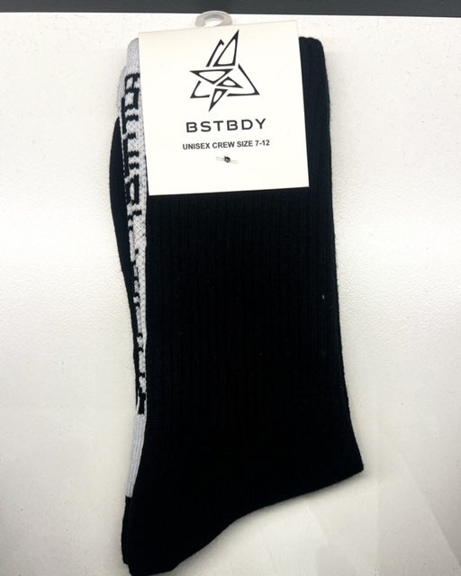 Black Socks Line Em Up Logo