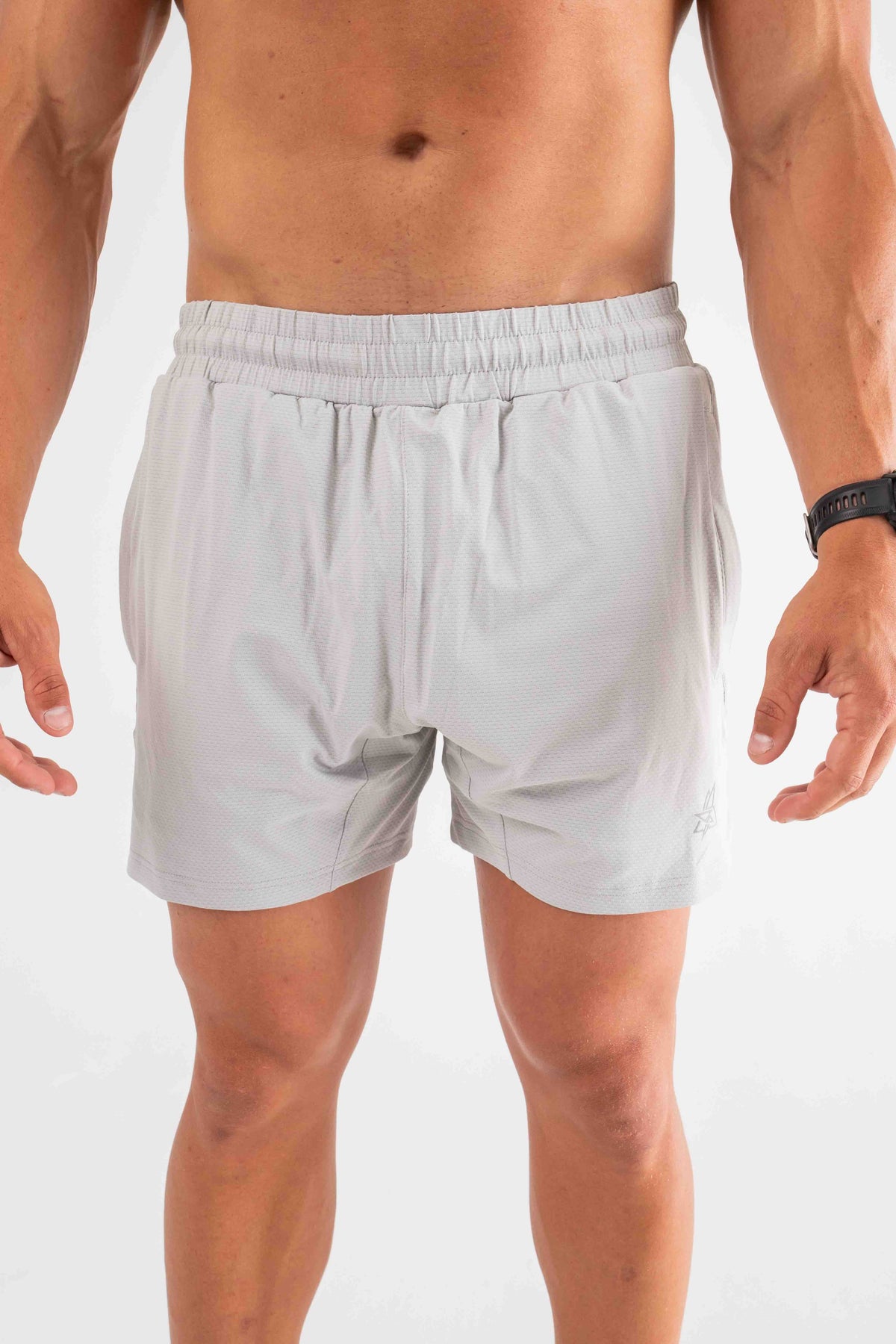 Hybrid Run Shorts - Light Grey