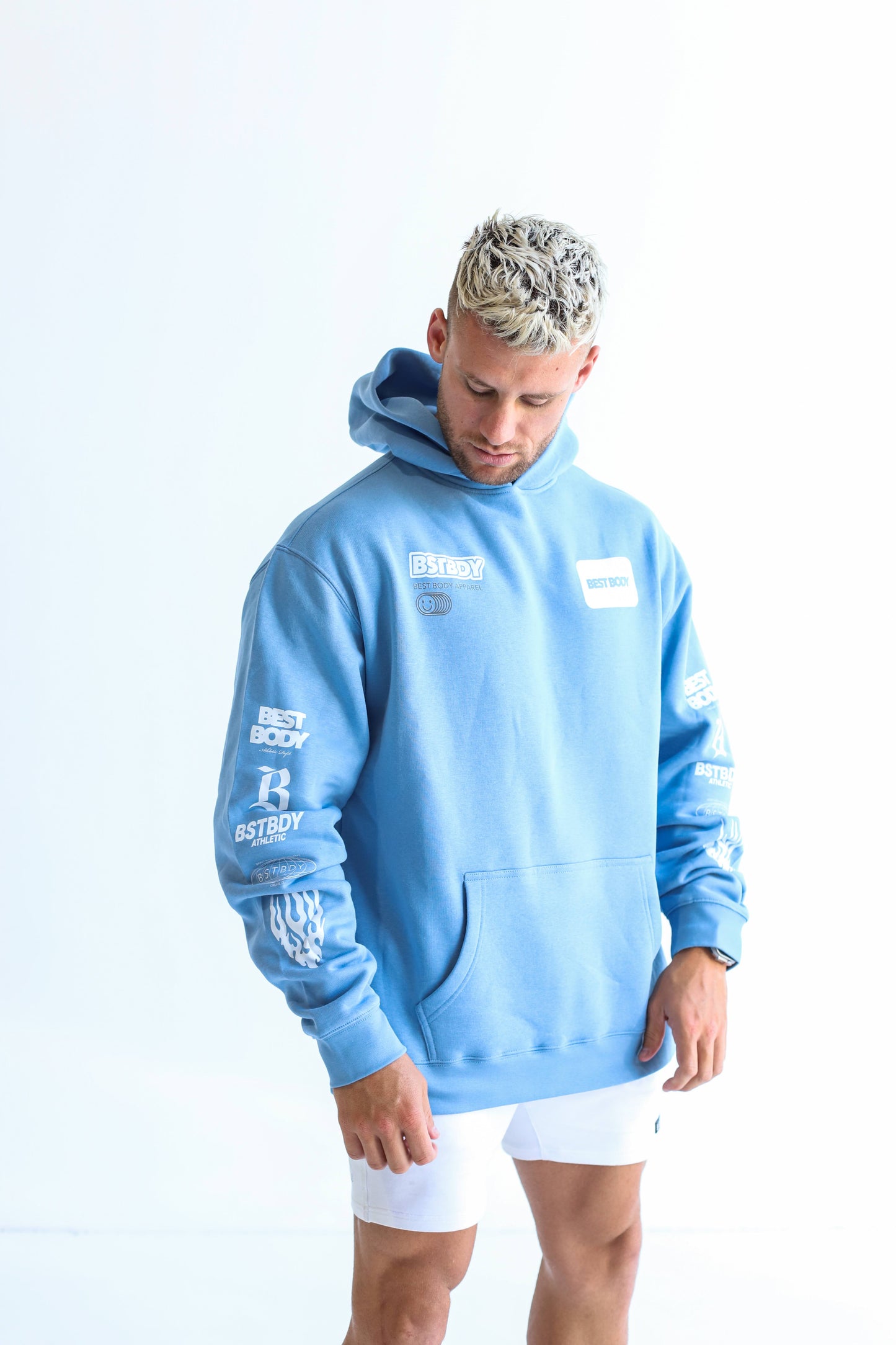 Premium Relax Hoodie - Carolina Blue