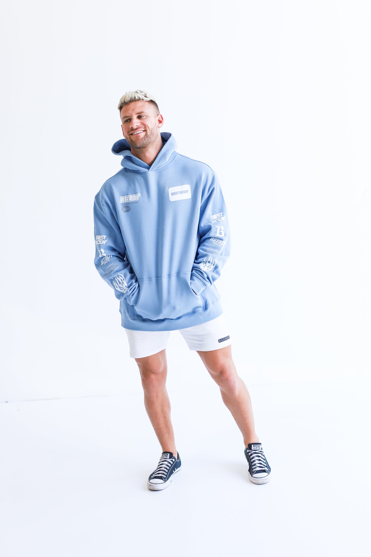 Premium Relax Hoodie - Carolina Blue
