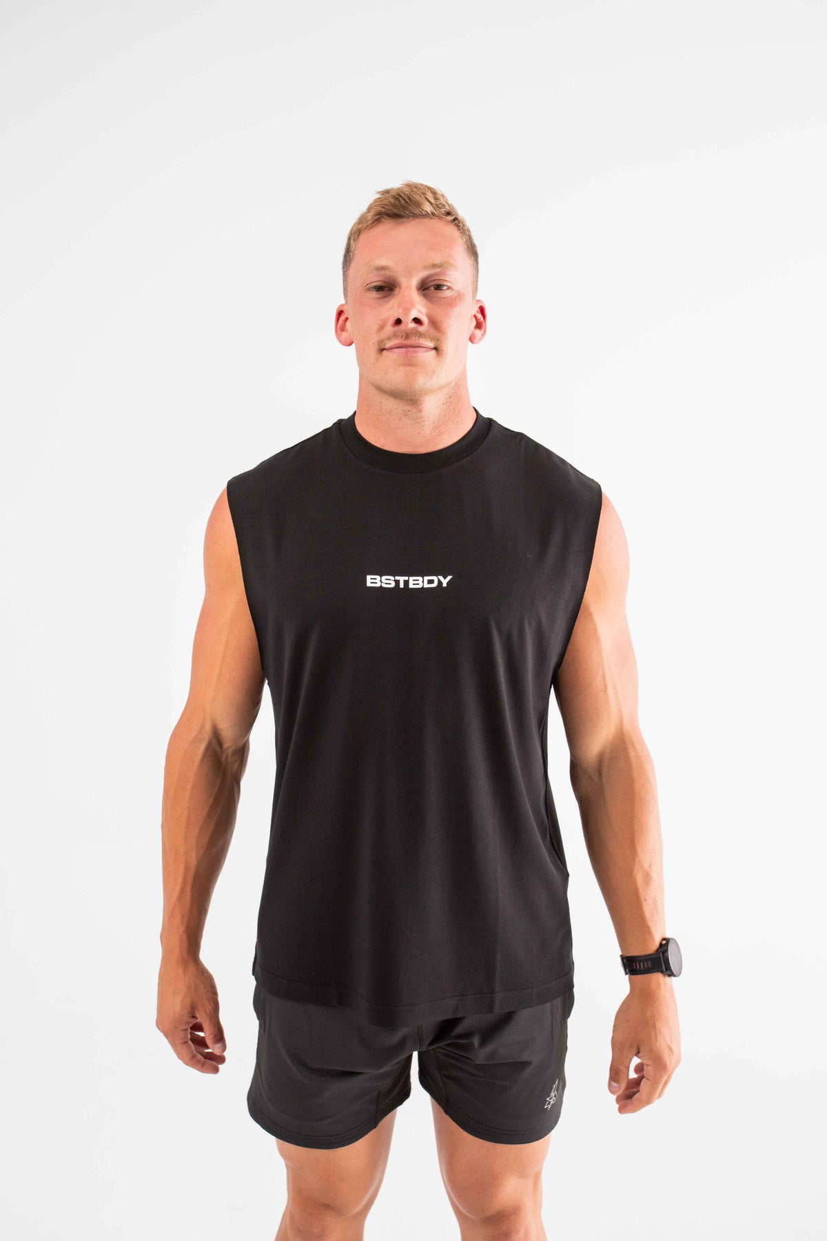 Run Tank - Black/White