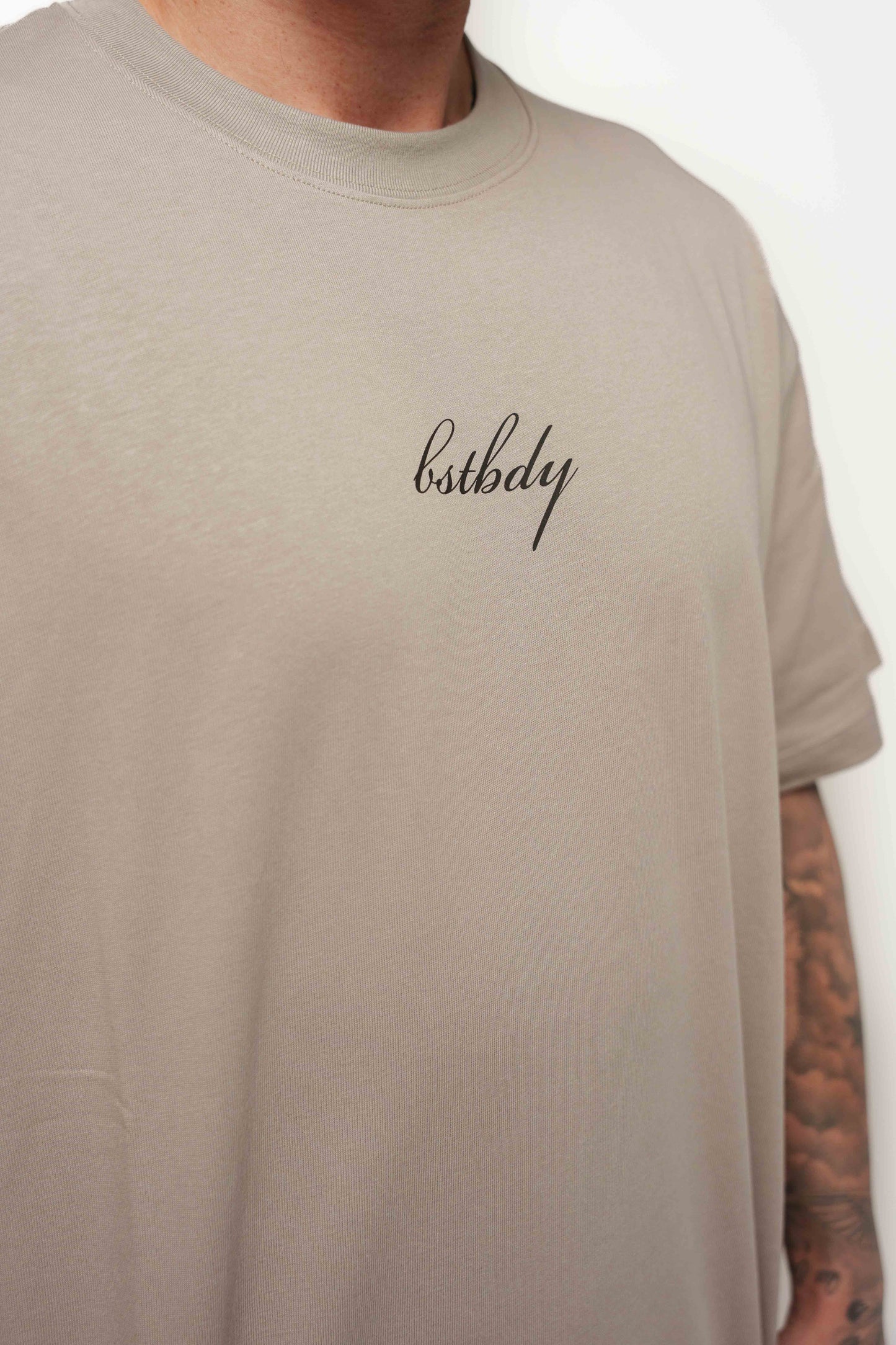 Legacy Patch Logo Tee - Light Grey