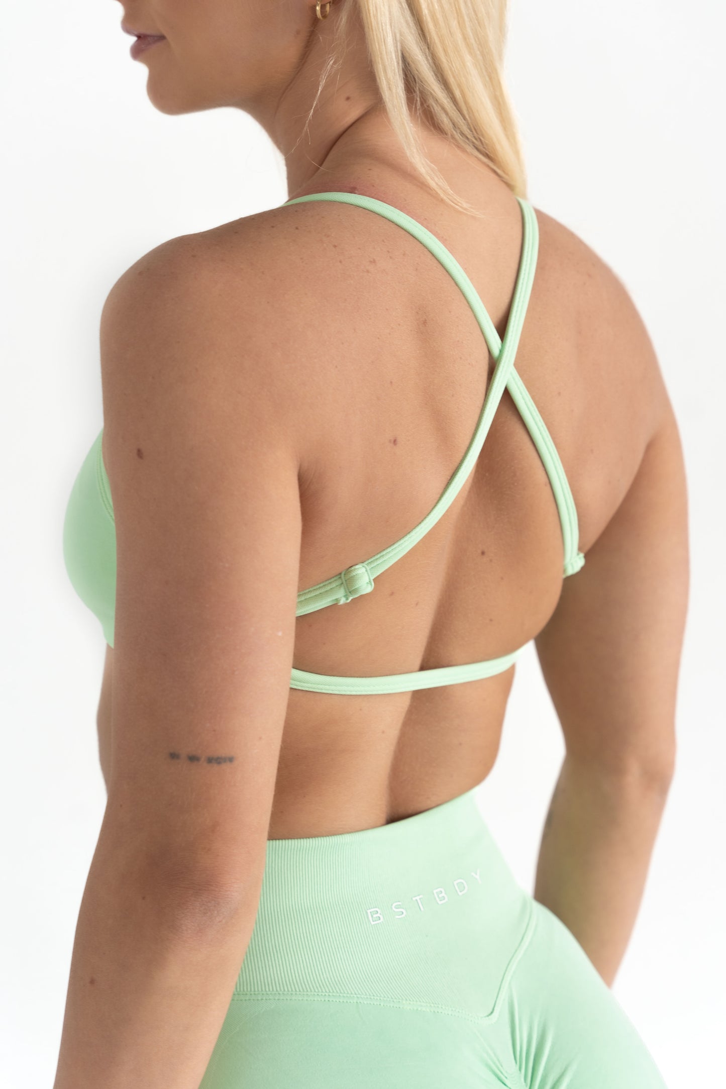 Minimal Bra - Pastel Green