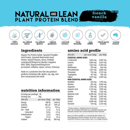 White Wolf Nutrition - Lean Vegan Protein 900g