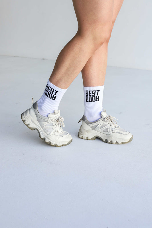 White Socks Block Logo