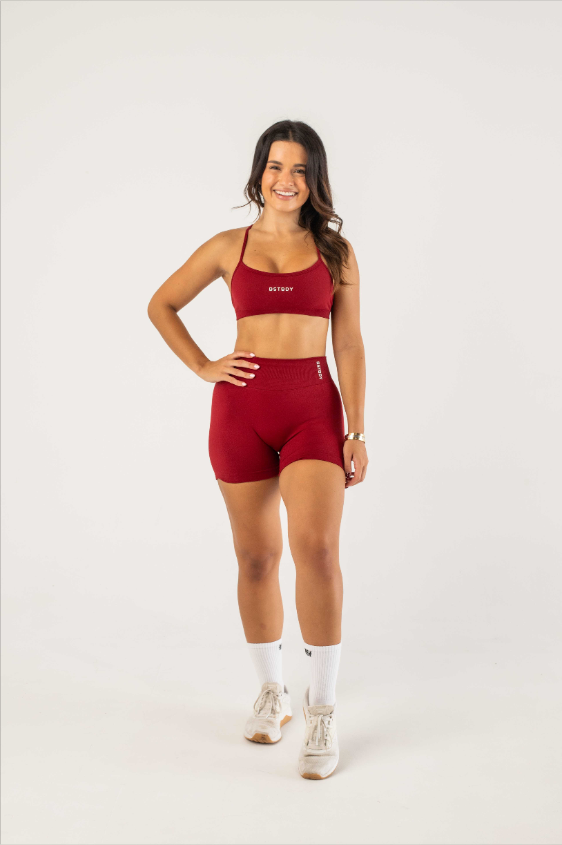Dynamic Minimal Bra -  Cherry