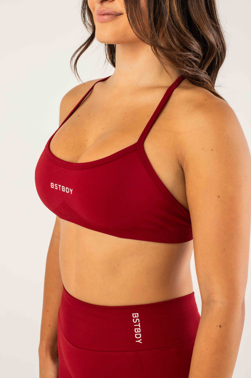 Dynamic Minimal Bra -  Cherry