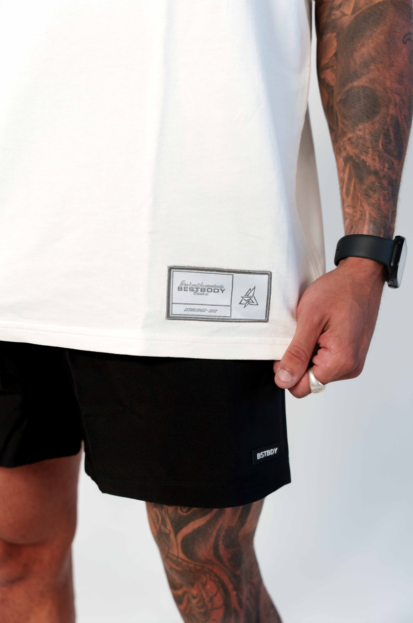 Built Tee - Hyper Omni White