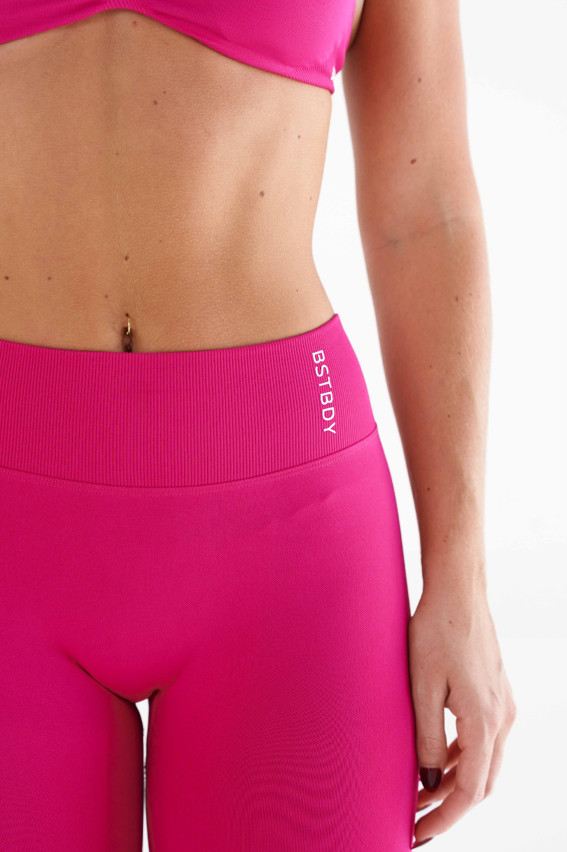Dynamic V-sculpt Full Length Tights - Raspberry