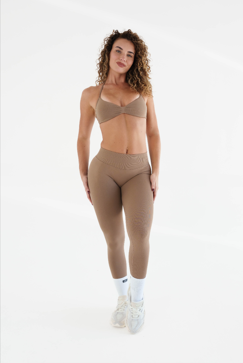 Dynamic Full Length Tights - Walnut