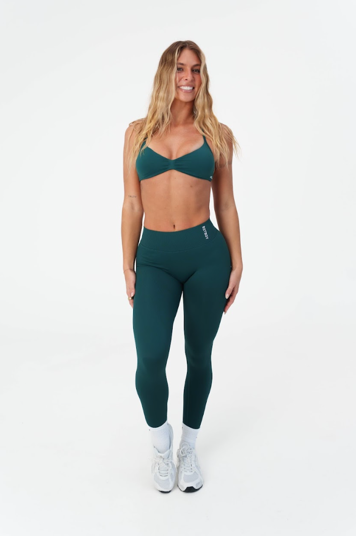Dynamic V-Sculpt Full Length Tights - Pine