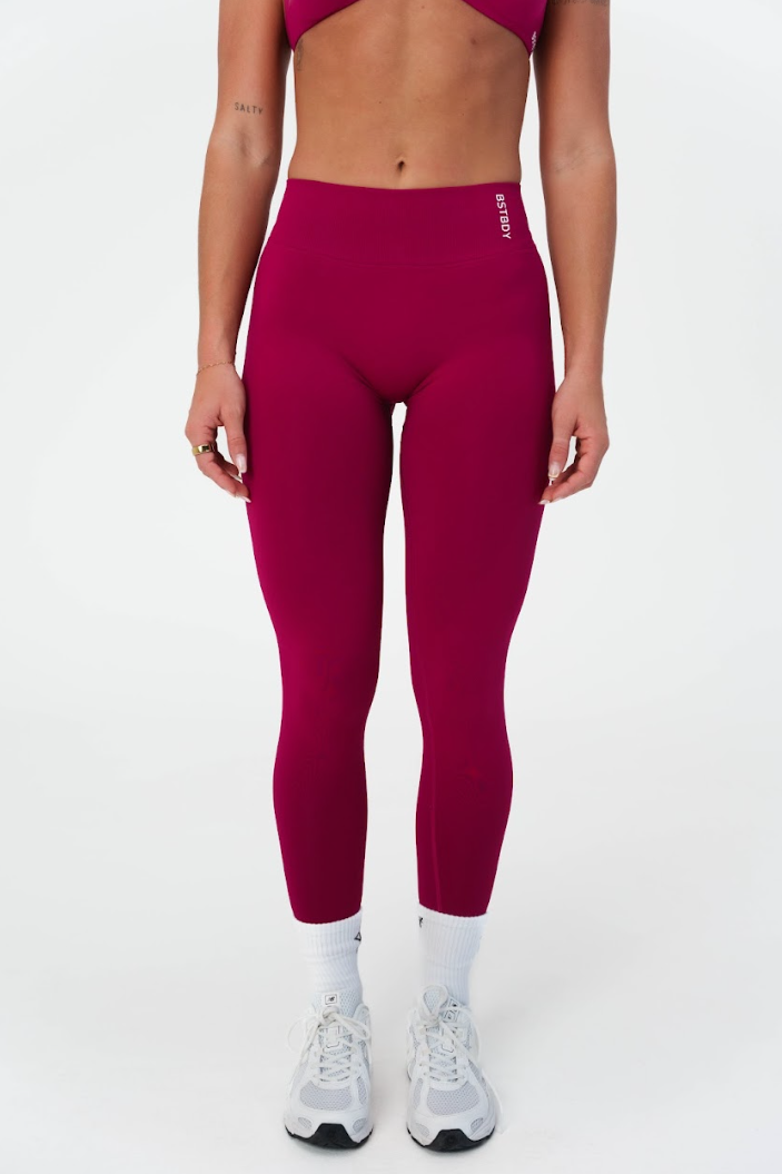 Dynamic V-Sculpt Full Length Tights - Rouge