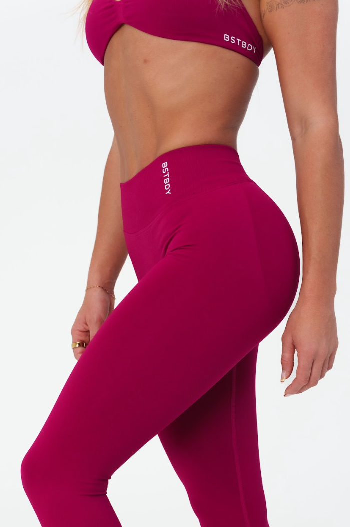 Dynamic V-Sculpt Full Length Tights - Rouge