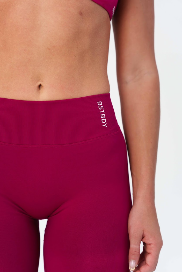 Dynamic V-Sculpt Full Length Tights - Rouge