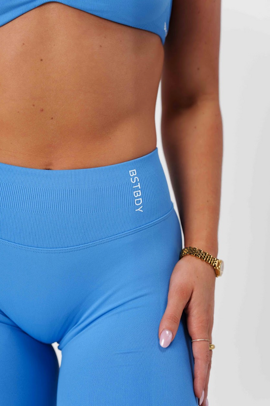 Dynamic Full Length Tights - Coastal Blue