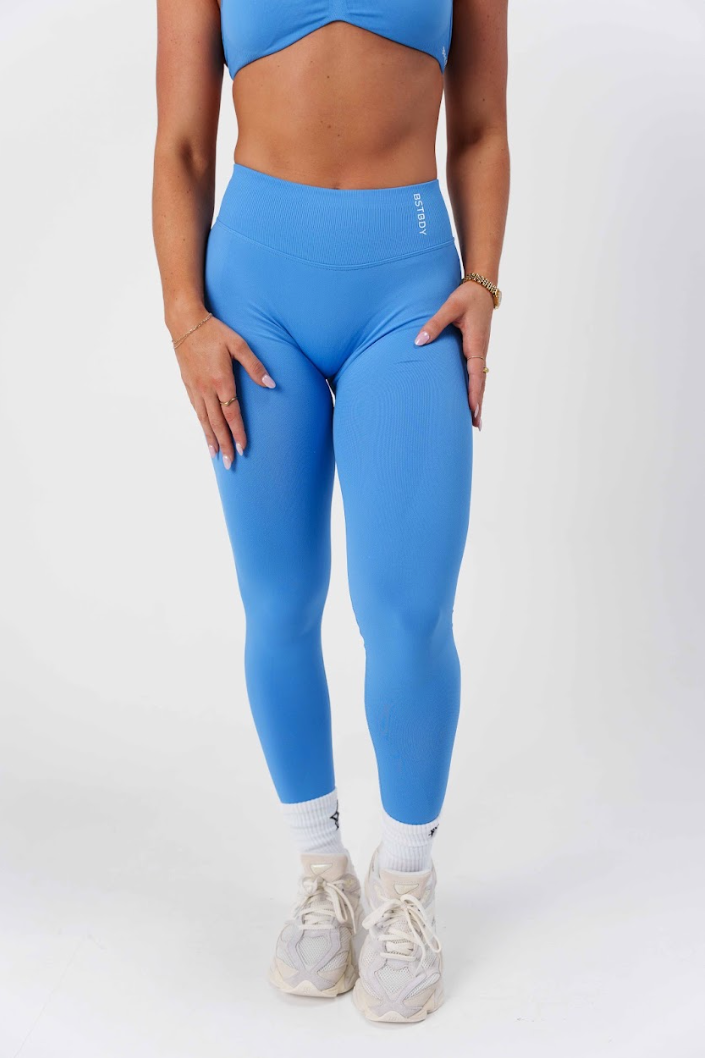 Dynamic Full Length Tights - Coastal Blue