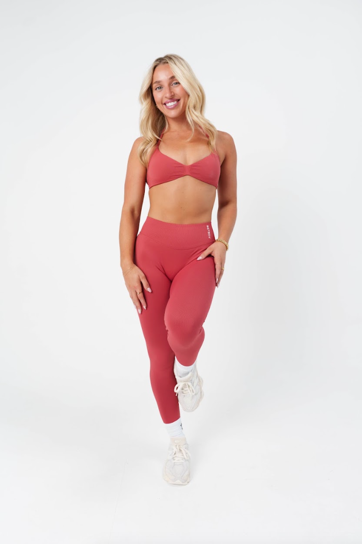 Dynamic Full Length Tights - Burnt Orange