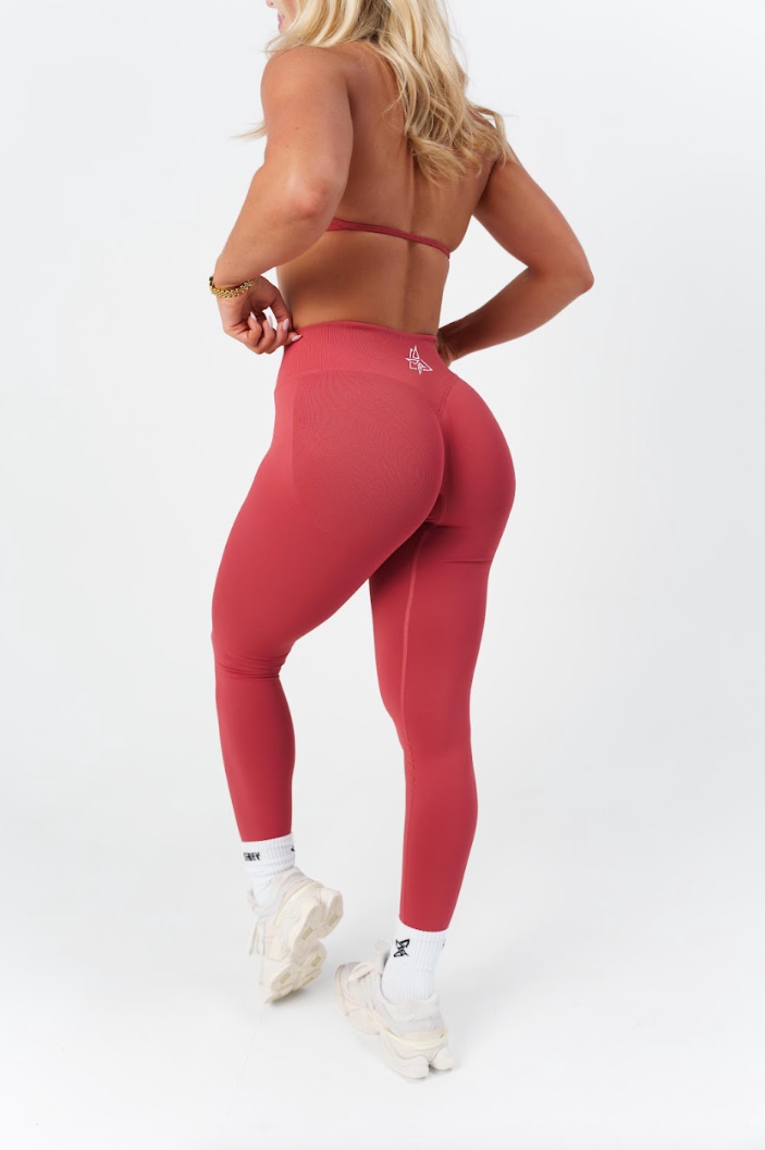 Dynamic Full Length Tights - Burnt Orange
