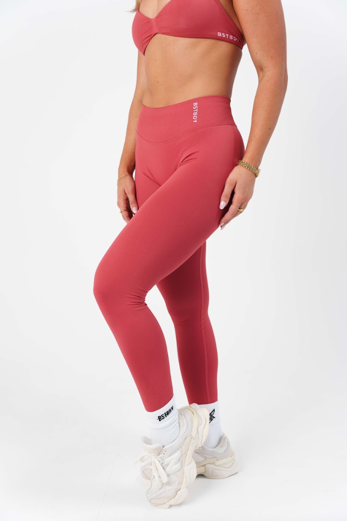 Dynamic Full Length Tights - Burnt Orange