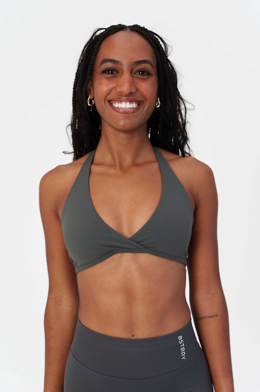 Align Bralette - Steel