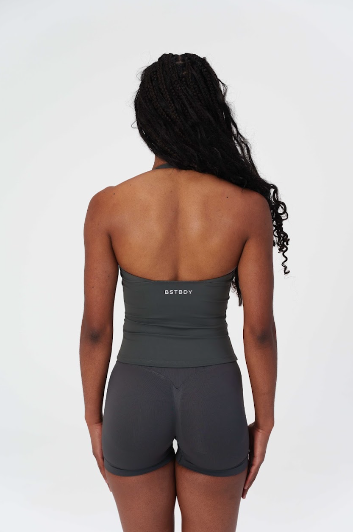 Align Bralette Tank - Steel