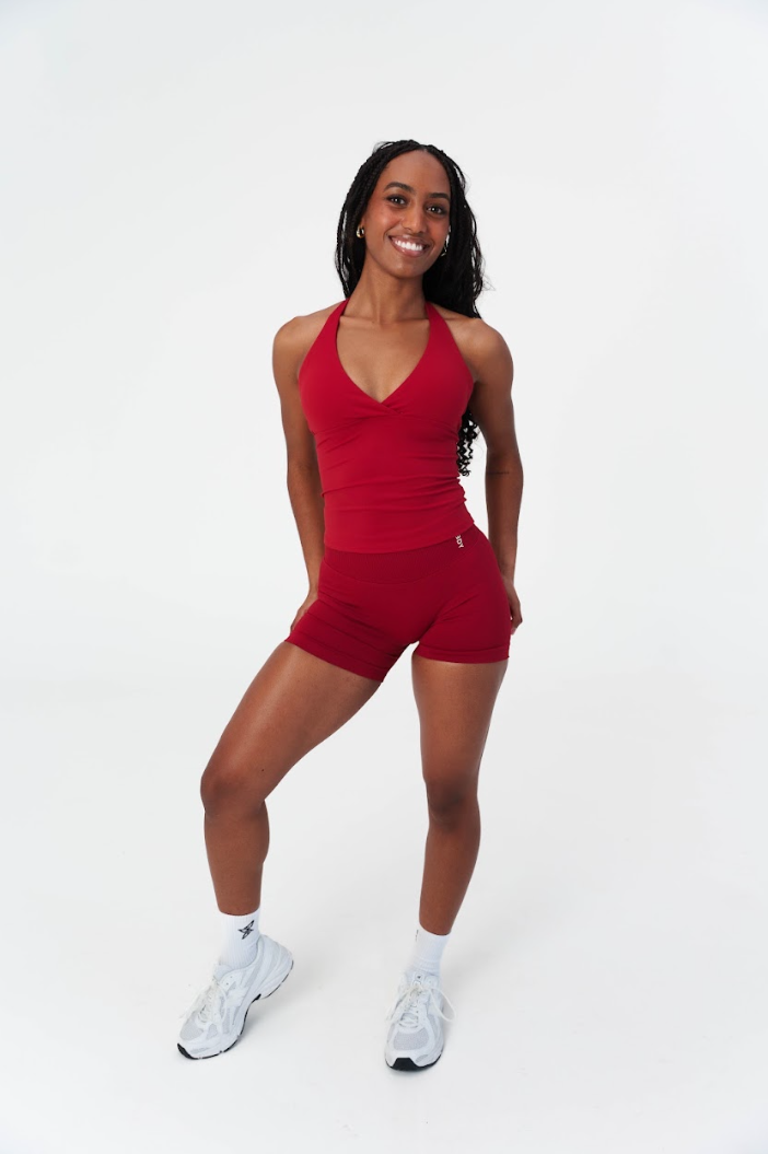 Align Bralette Tank - Cherry