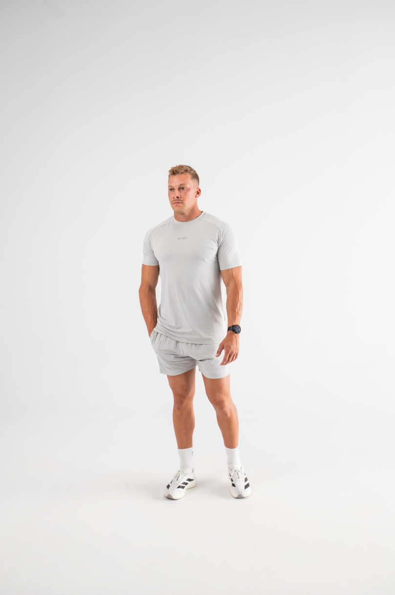 Hybrid Tee - Light Grey