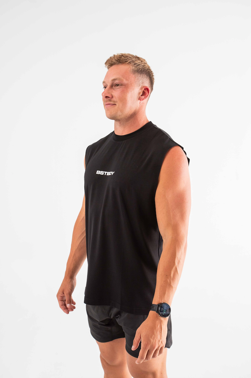 Run Tank - Black/White