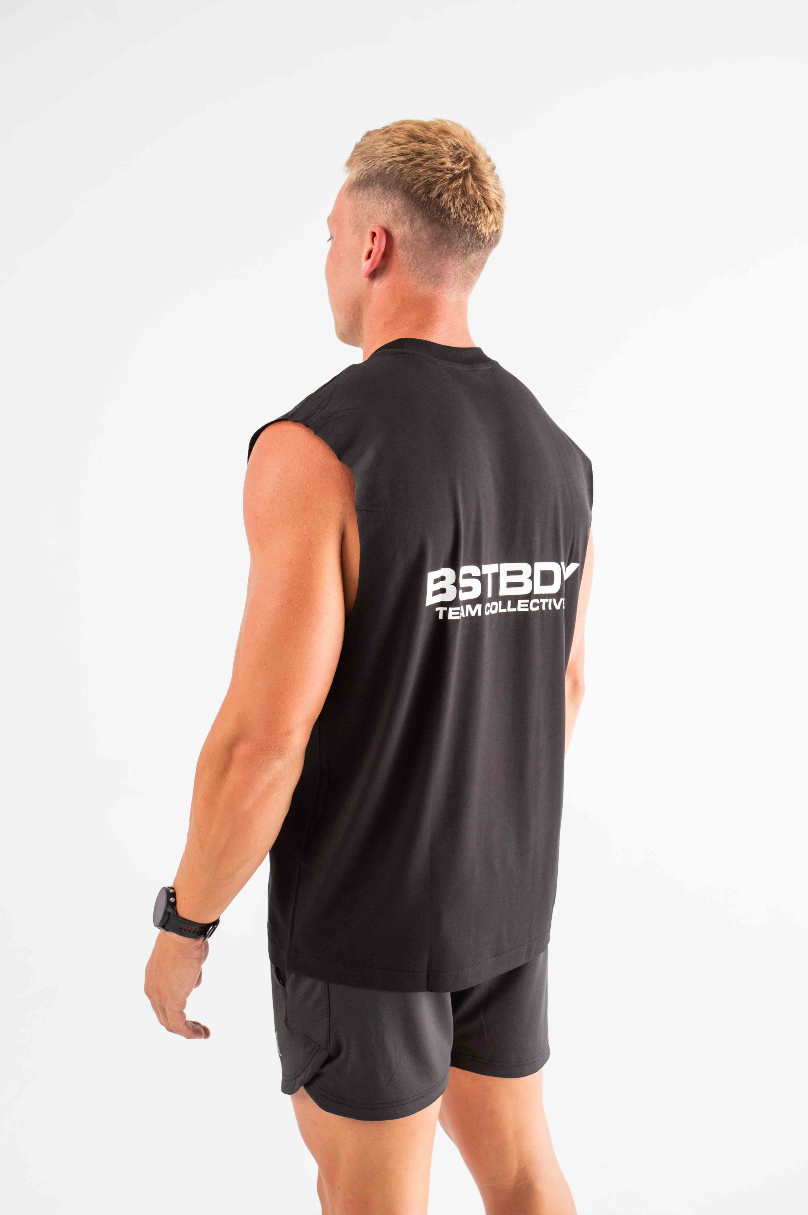 Run Tank - Black/White