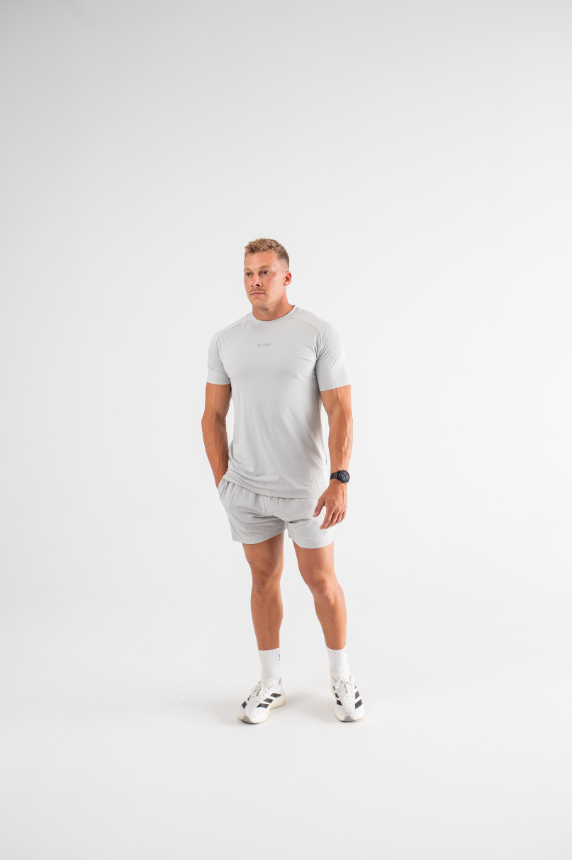 Hybrid Run Shorts - Light Grey