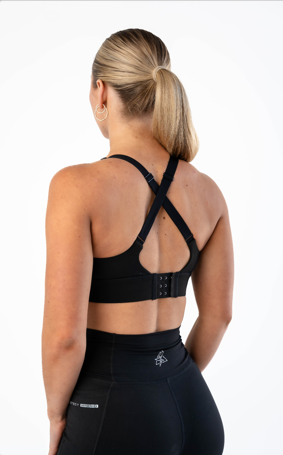 Women's Hybrid Run Bra - Black