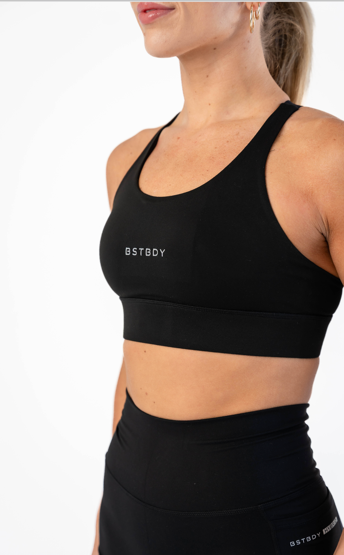 Women's Hybrid Run Bra - Black