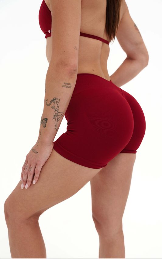 Dynamic V-sculpt shorts - Cherry