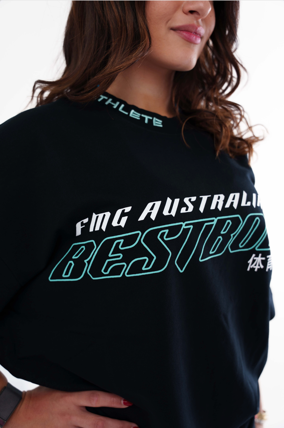 Oversized Tee - FMG  Athlete - TEAL