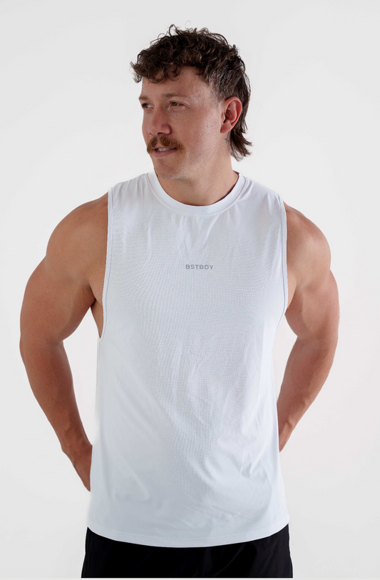 Hybrid Tank - White