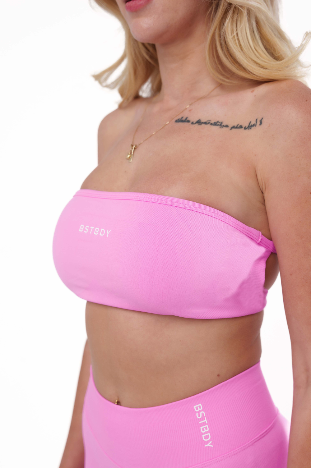 Dynamic Bandeau - Blush Pink