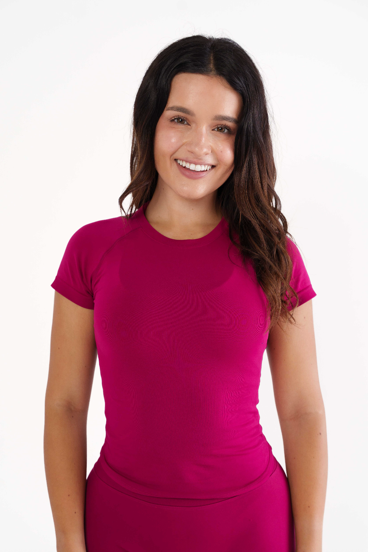 Dynamic Fitted Tee - Rouge