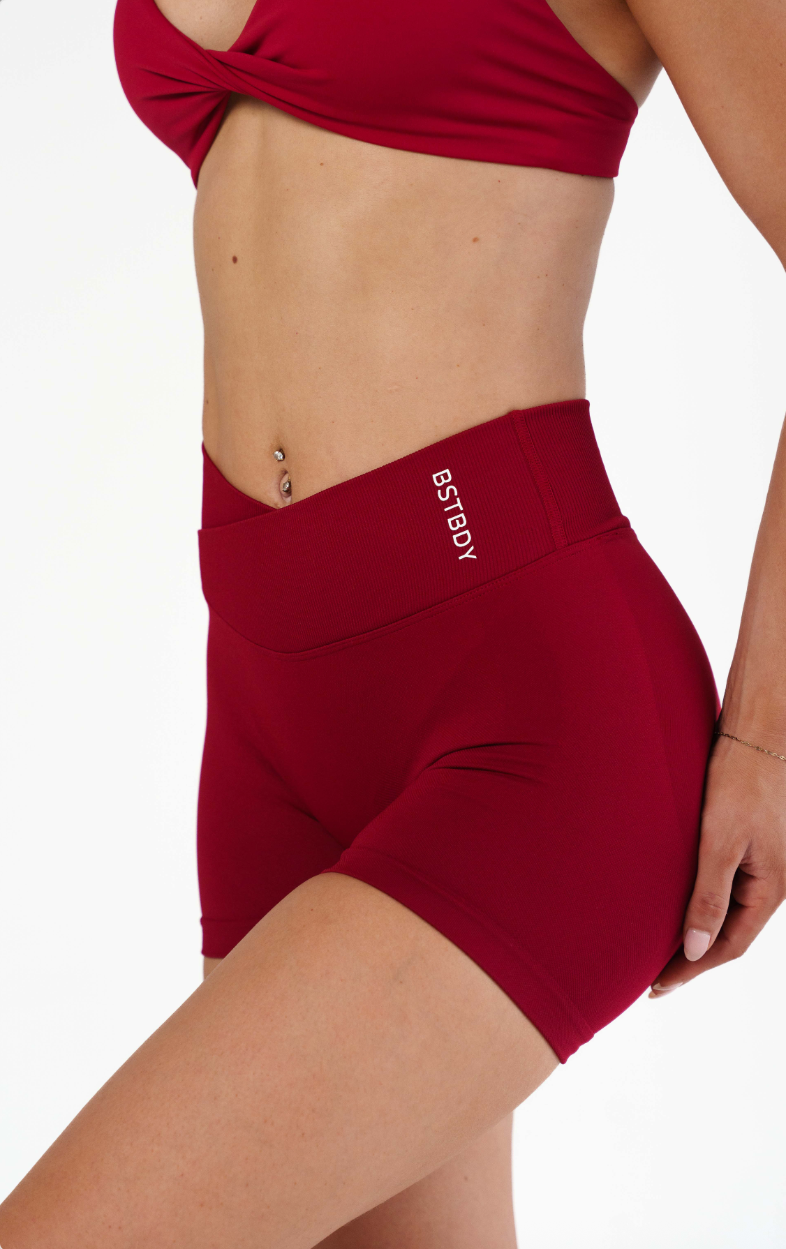 Align Shorts - Cherry