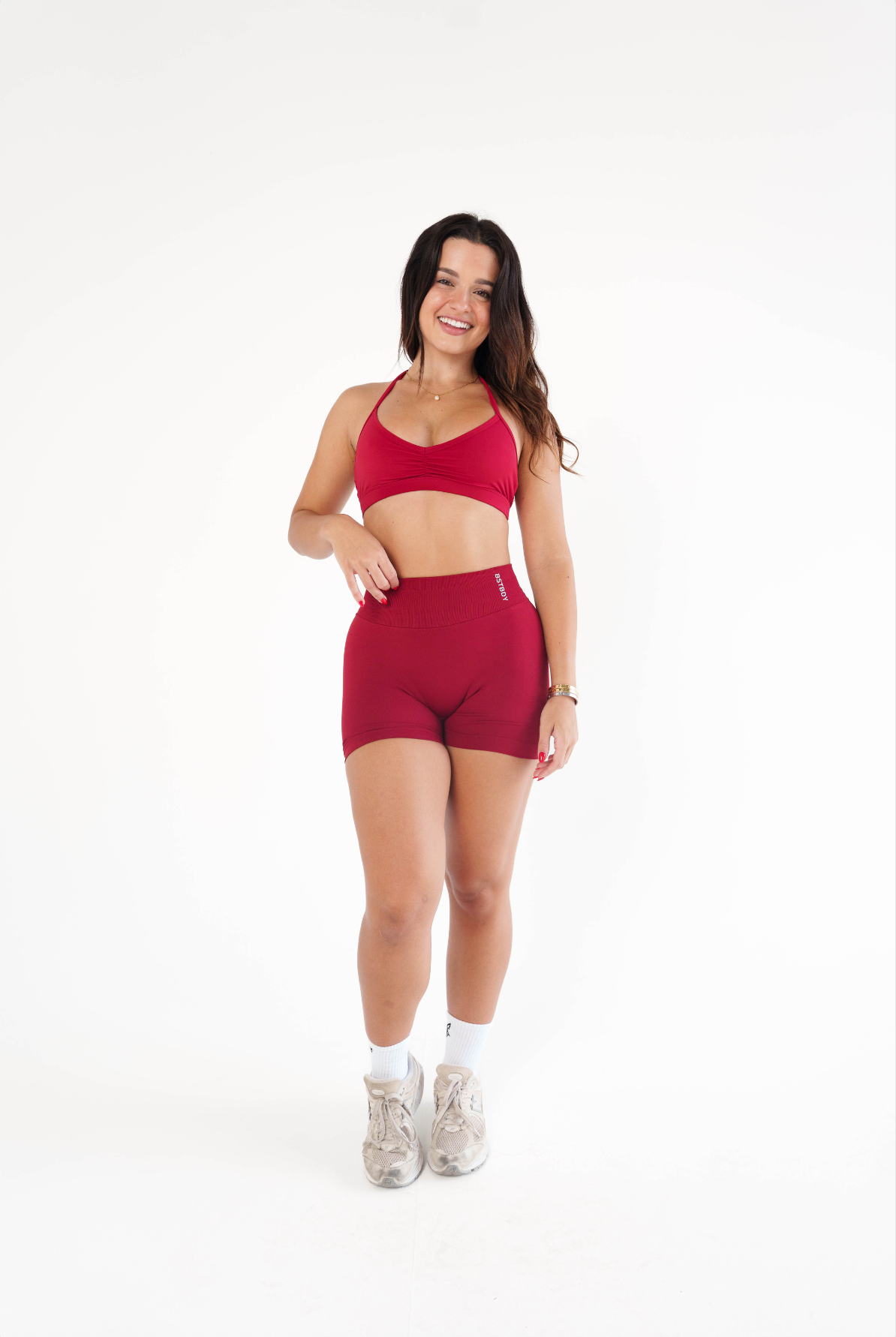 Essential Bra - Cherry