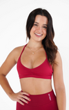 Essential Bra - Cherry