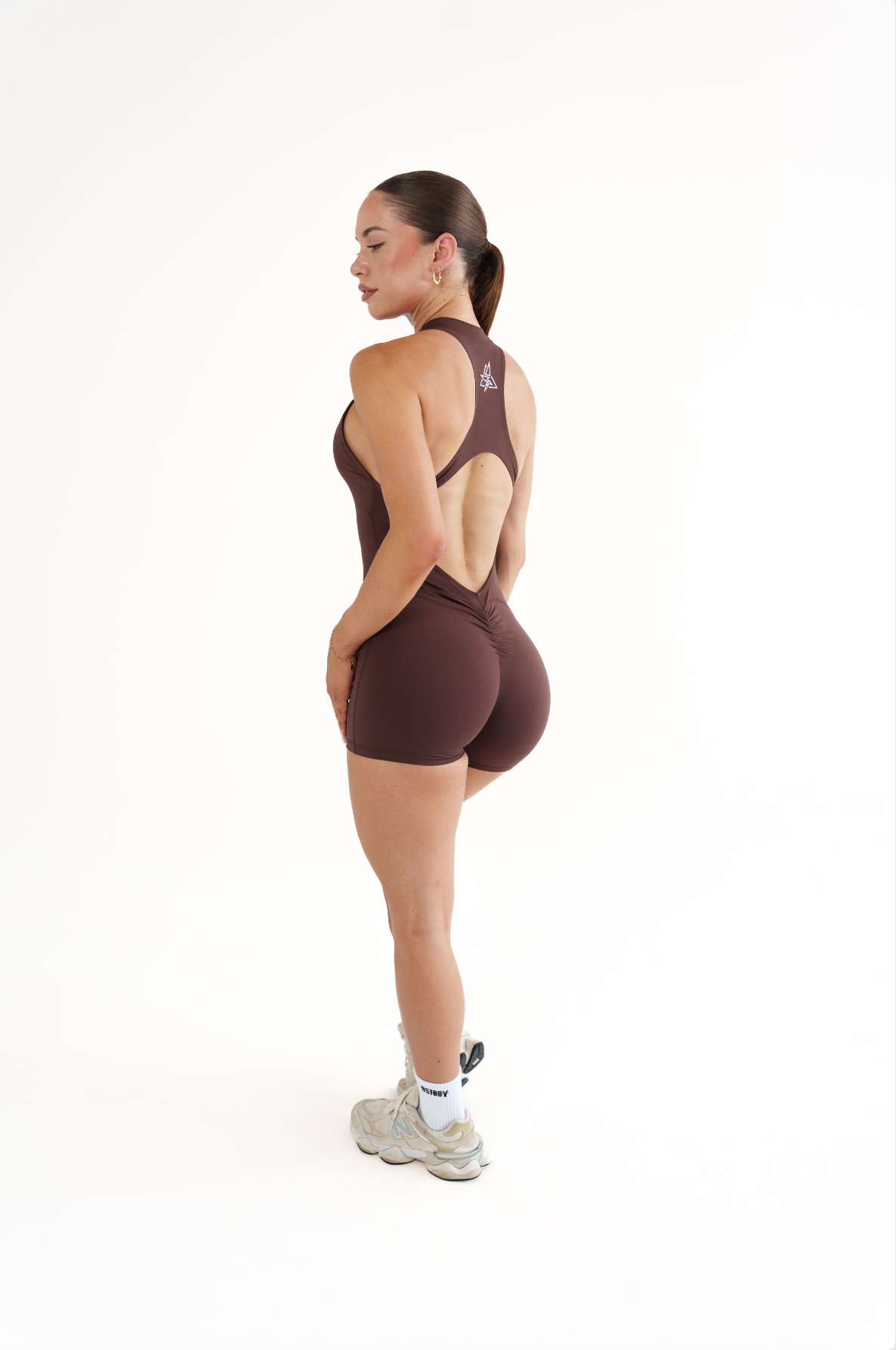 Desire Playsuit - Mocha