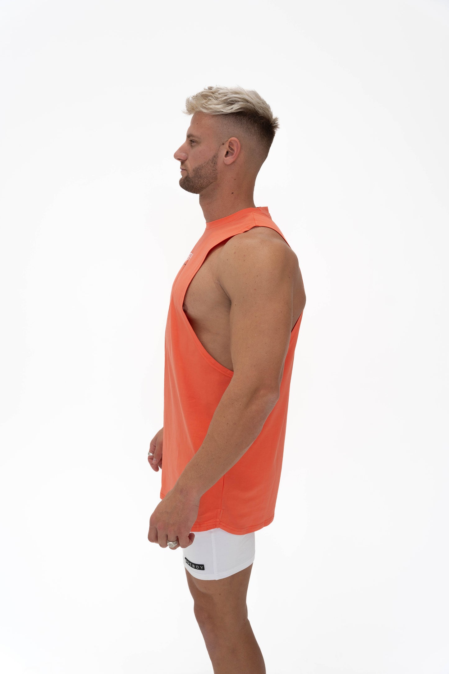 Muscle Fit Tank - Burnt Orange