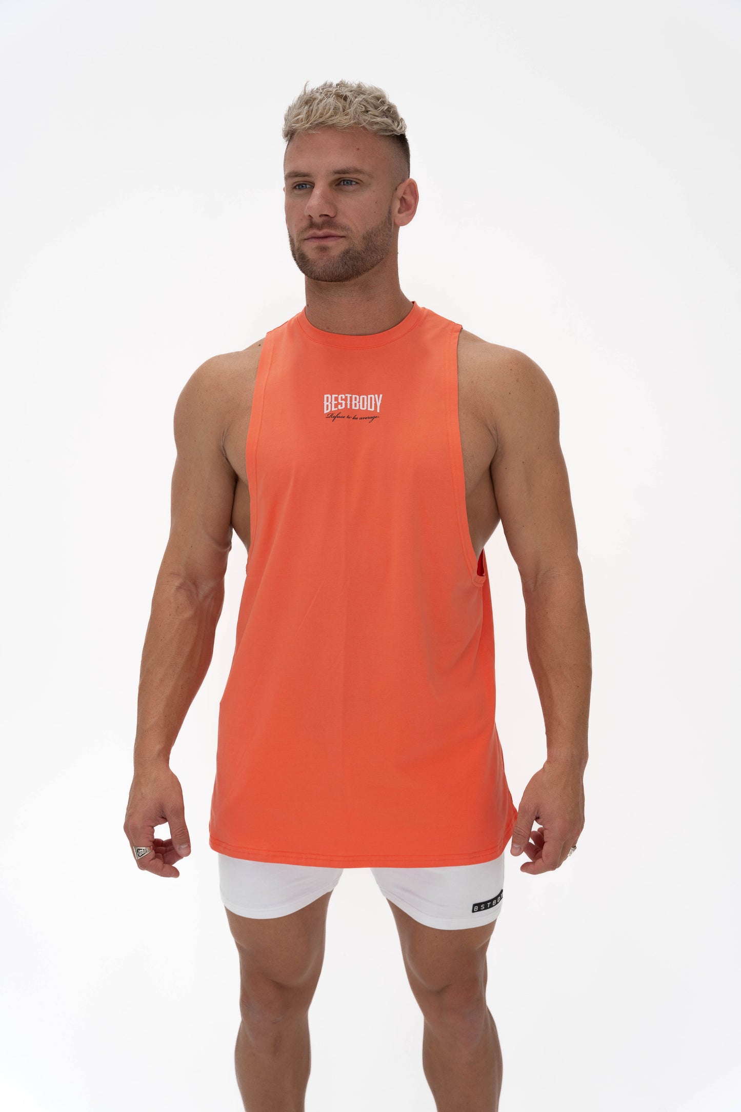 Muscle Fit Tank - Burnt Orange