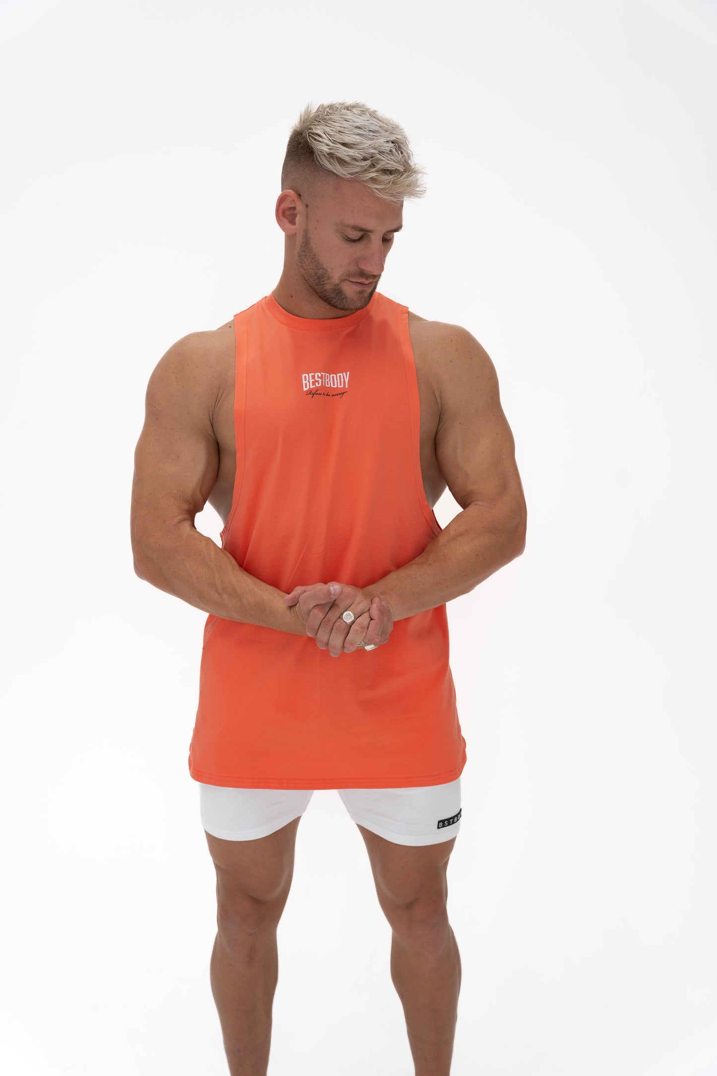 Muscle Fit Tank - Burnt Orange