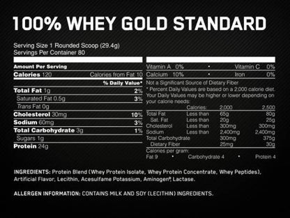 Optimum Nutrition - Gold Standard 100% Whey 75 Servings