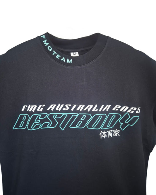 Oversized Tee - FMG  Athlete - TEAL - Best Body