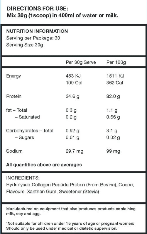 Reset nutrition  - Collagen Protein 30 serves