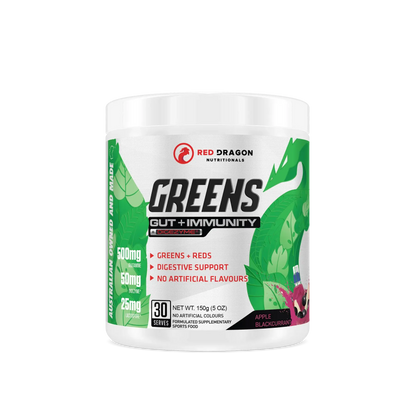 Red Dragon Nutritionals - Greens Gut + Immunity Blend 30 Servings