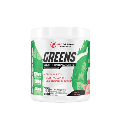 Red Dragon Nutritionals - Greens Gut + Immunity Blend 30 Servings