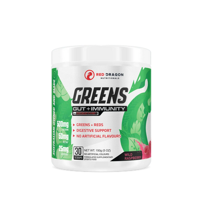 Red Dragon Nutritionals - Greens Gut + Immunity Blend 30 Servings